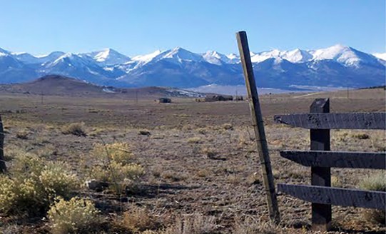 Wet Mountain Valley and Sangre de Cristo Range, Colorado Photo credit: Carolyn Matteson 