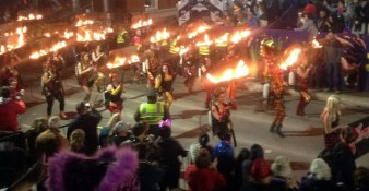Marti Gras flambeaux